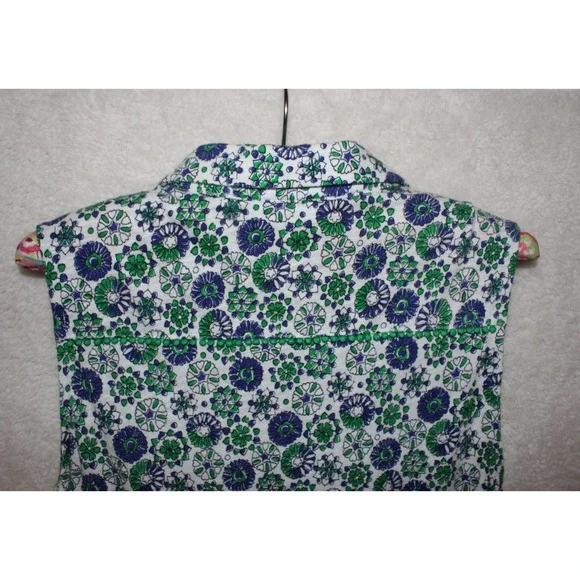 Boden Button Up Floral Dress w/ Pockets, 100% Cotton, Women's Size 6R - Picture 10 of 14